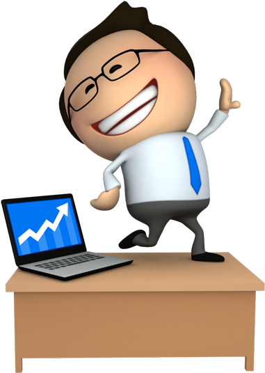 Business Clipart Animated - Transparent Background Computer Training - Png Download (600x600), Png Download