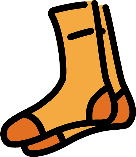 Socks Emoji Clipart - Sock Emoji - Png Download (800x800), Png Download