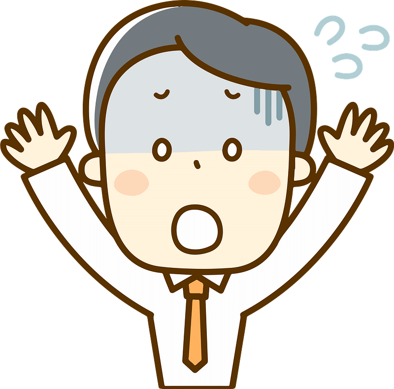Businessman Panic Clipart - Complete Work Clipart - Png Download (800x790), Png Download