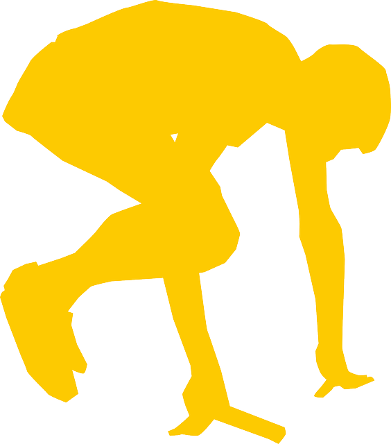 Running, Sprinting, Olympics, Run, Start, Speed - Clipart Start Png Transparent Png (564x640), Png Download