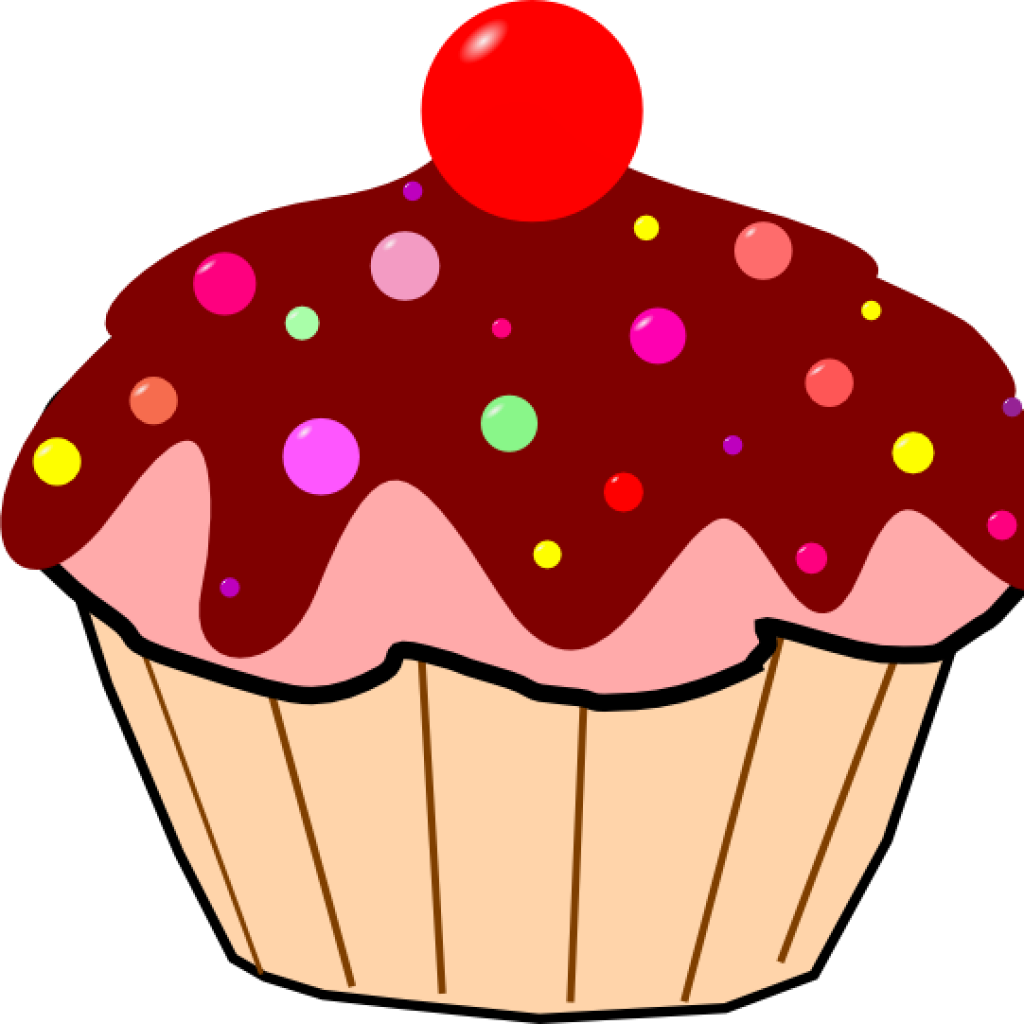 Panda Clipart Turkey Banner Freeuse Download Cupcake - Clip Art Cup Cake - Png Download (1024x1024), Png Download