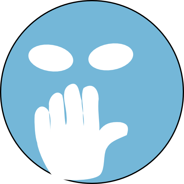 Secret Vector Shh - Smiley Face Clip Art - Png Download (600x600), Png Download