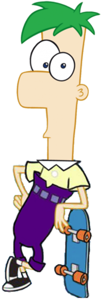 Phineas Ferb And Perry Clipart (591x1024), Png Download