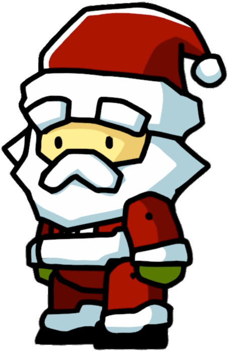 Scribblenauts Santa Claus - Scribblenauts Santa Clipart (840x770), Png Download