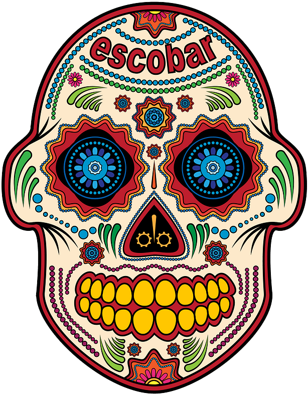 Sugar Skull Clipart - Skull - Png Download (669x800), Png Download