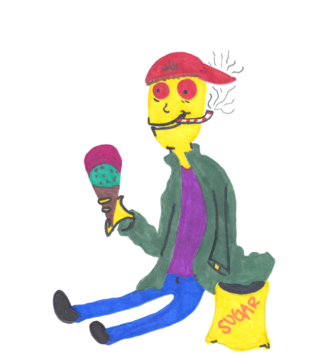 Ryan Brandt Sugar - Cartoon Clipart (738x706), Png Download
