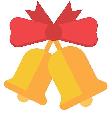 Christmas Bell Transparent Images Png - Transparent Christmas Bell Clipart (612x612), Png Download