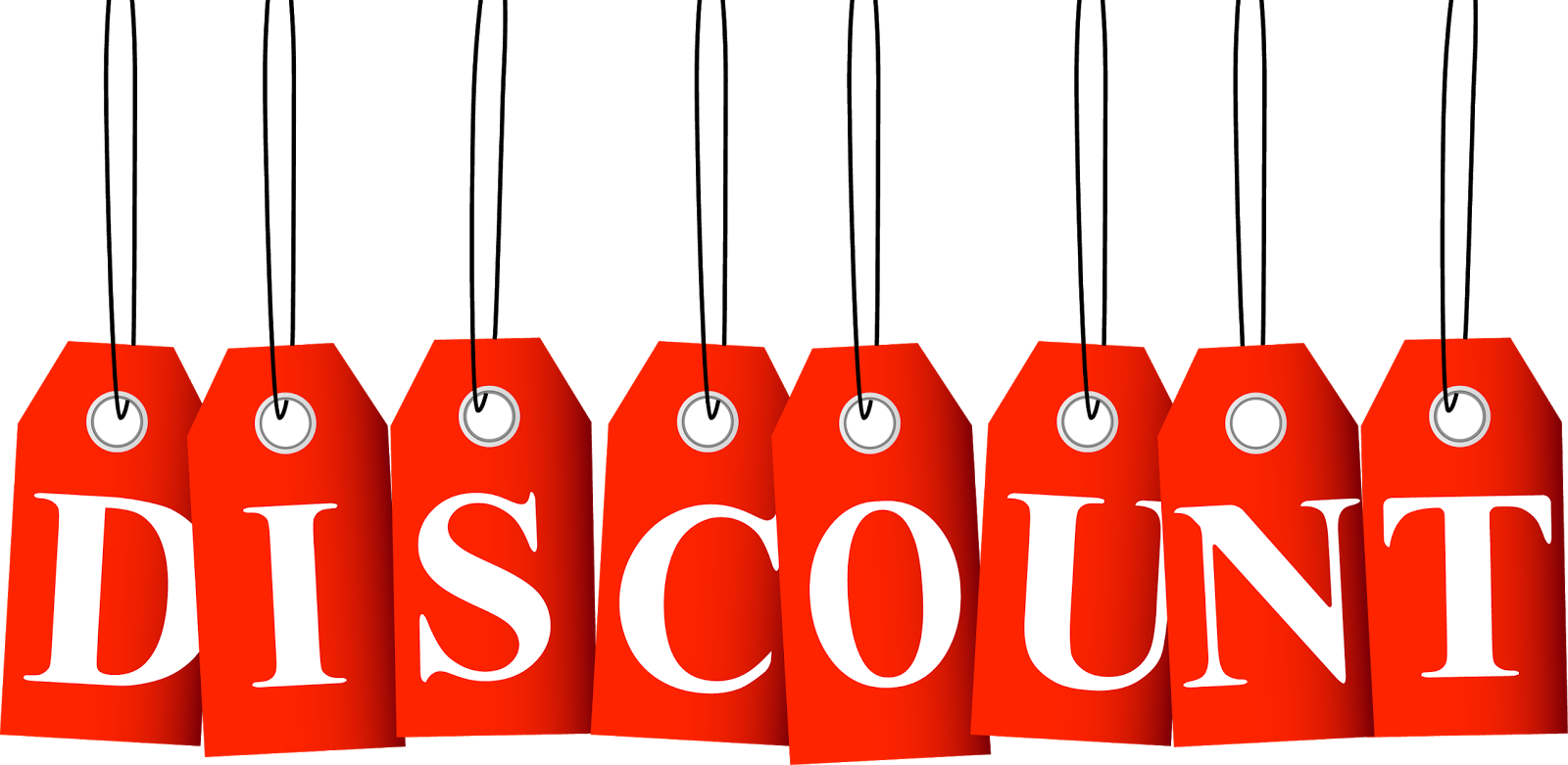 Coupon Clipart Discount Coupon - Discount Clip Art - Png Download (1600x781), Png Download