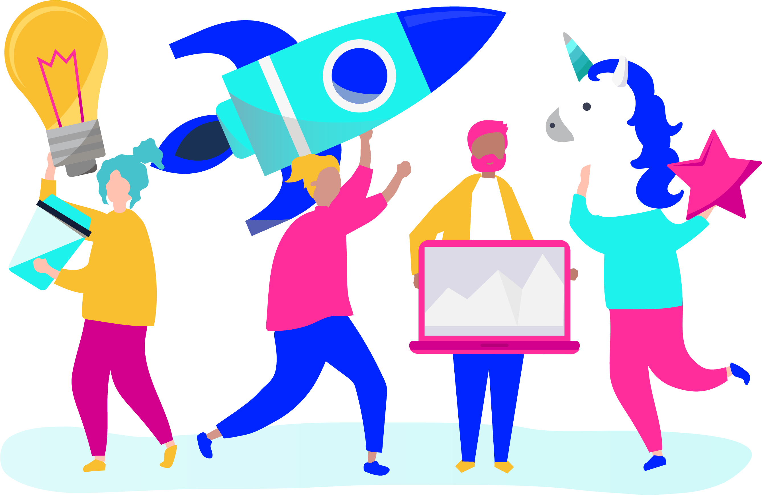 Startup Vector Png Clipart (2675x1739), Png Download