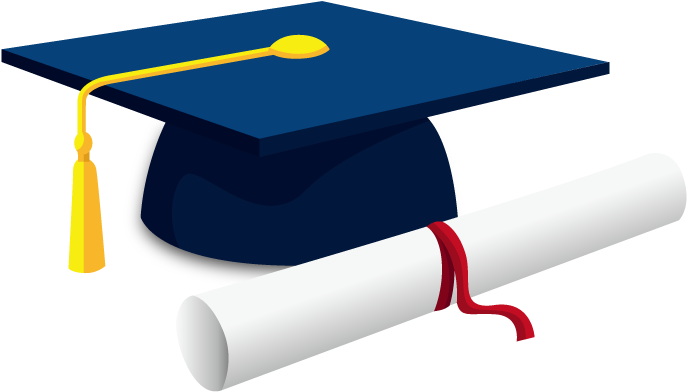 Graduation Ceremony Square Academic Cap Diploma Academic - Bachelor's Degree Graduation Cap Clipart (700x700), Png Download