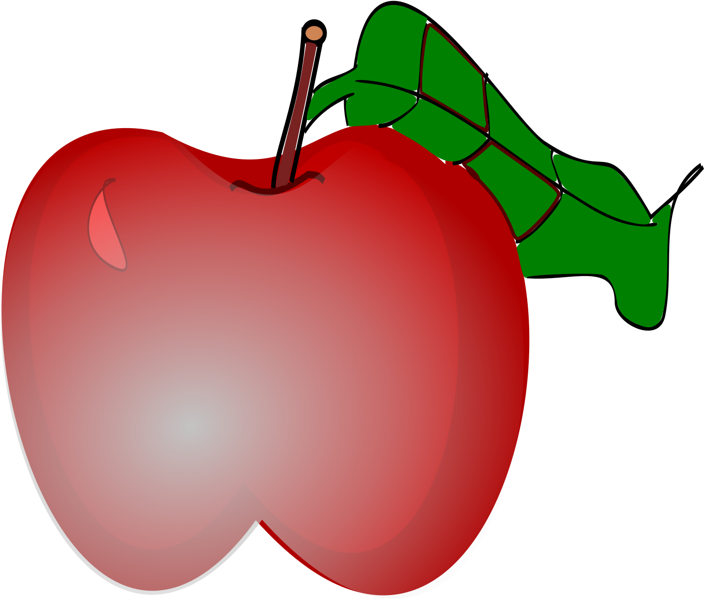 Free Download Cherry Clipart Candy Apple Clip Art - Apple - Png Download (1418x1206), Png Download