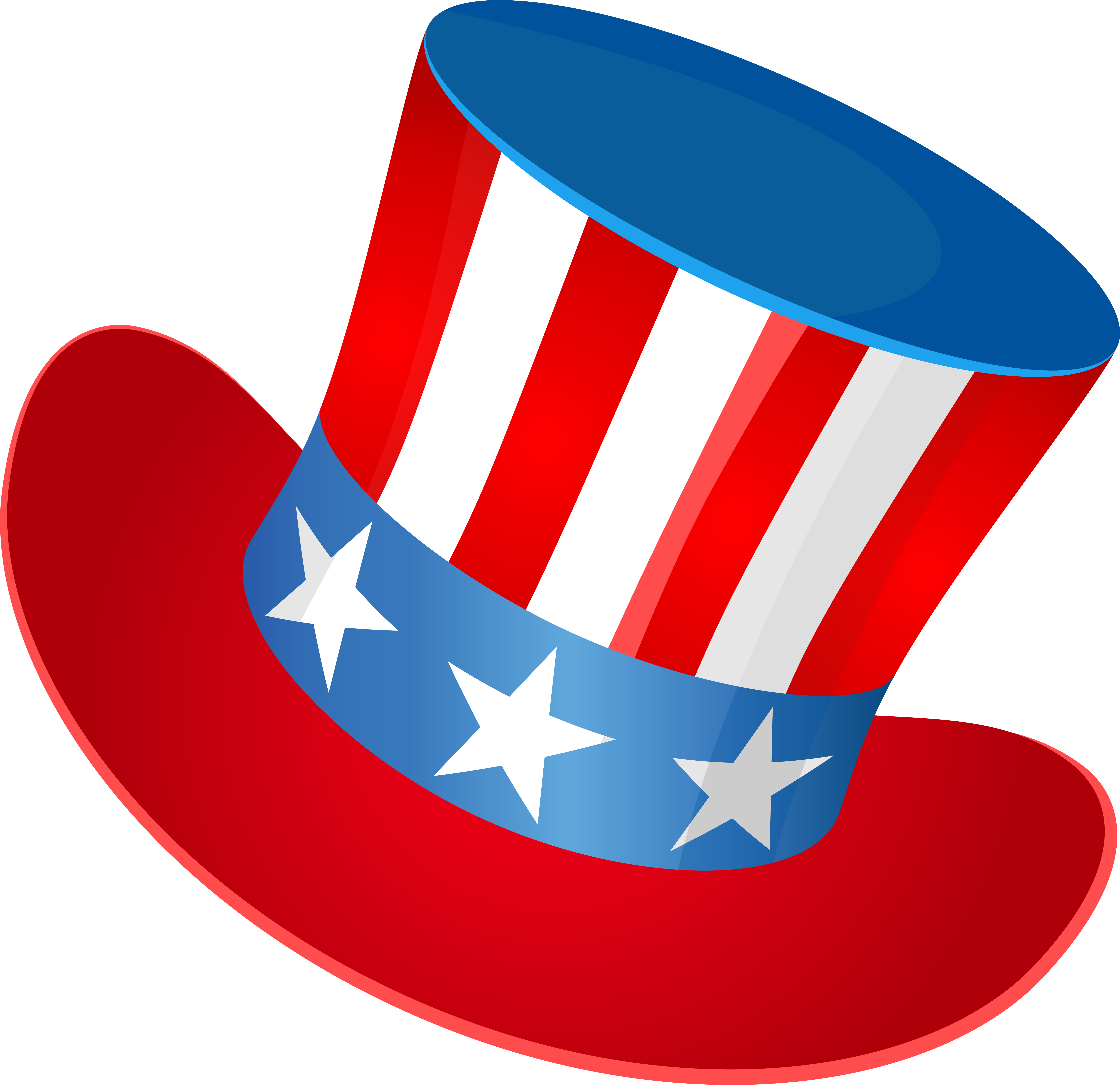 Patriotic Hat Png Clipart Transparent Png (8000x7752), Png Download