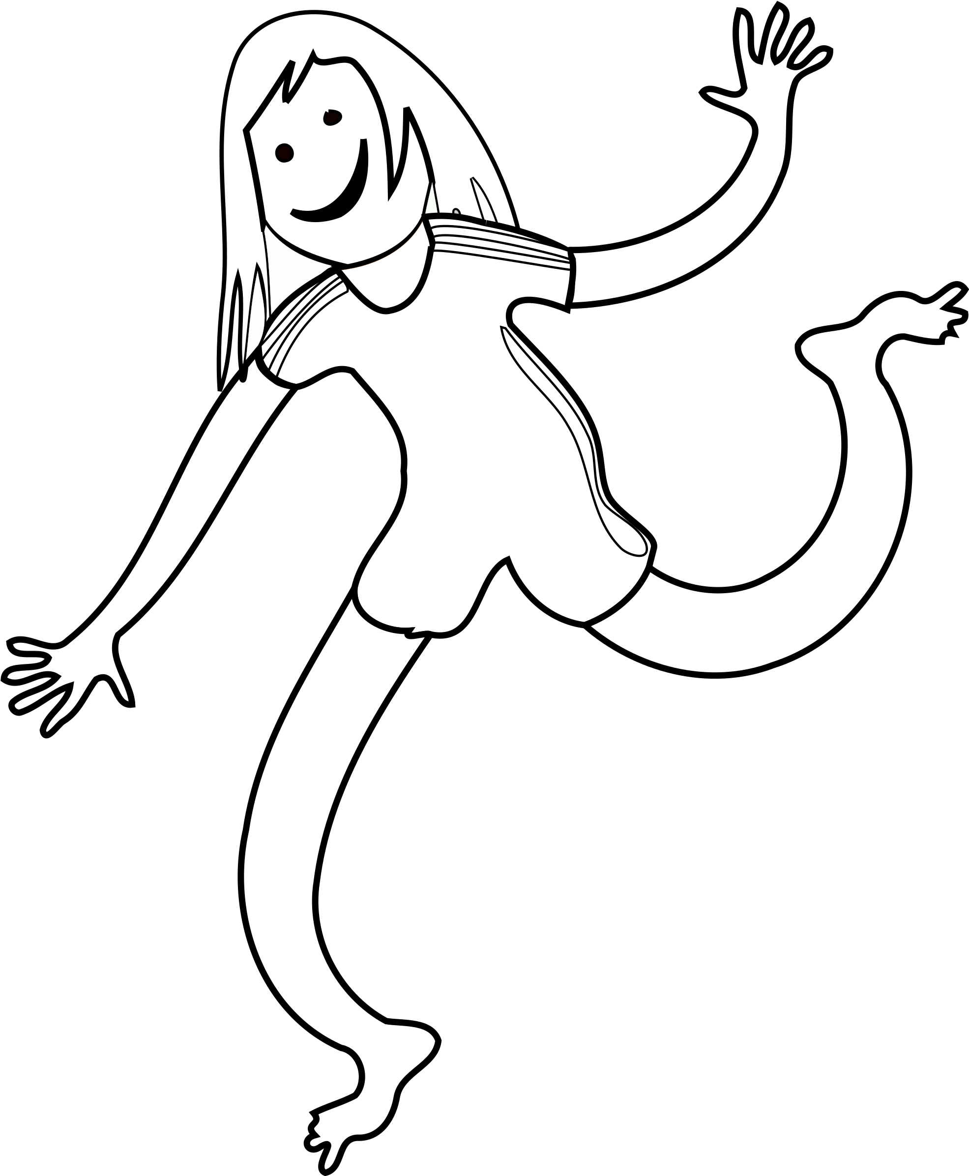 Outline Clip Arts - Clip Art - Png Download (1975x2400), Png Download