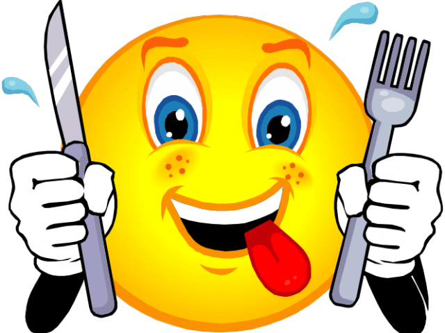Hungry Emoticon Clipart (640x480), Png Download
