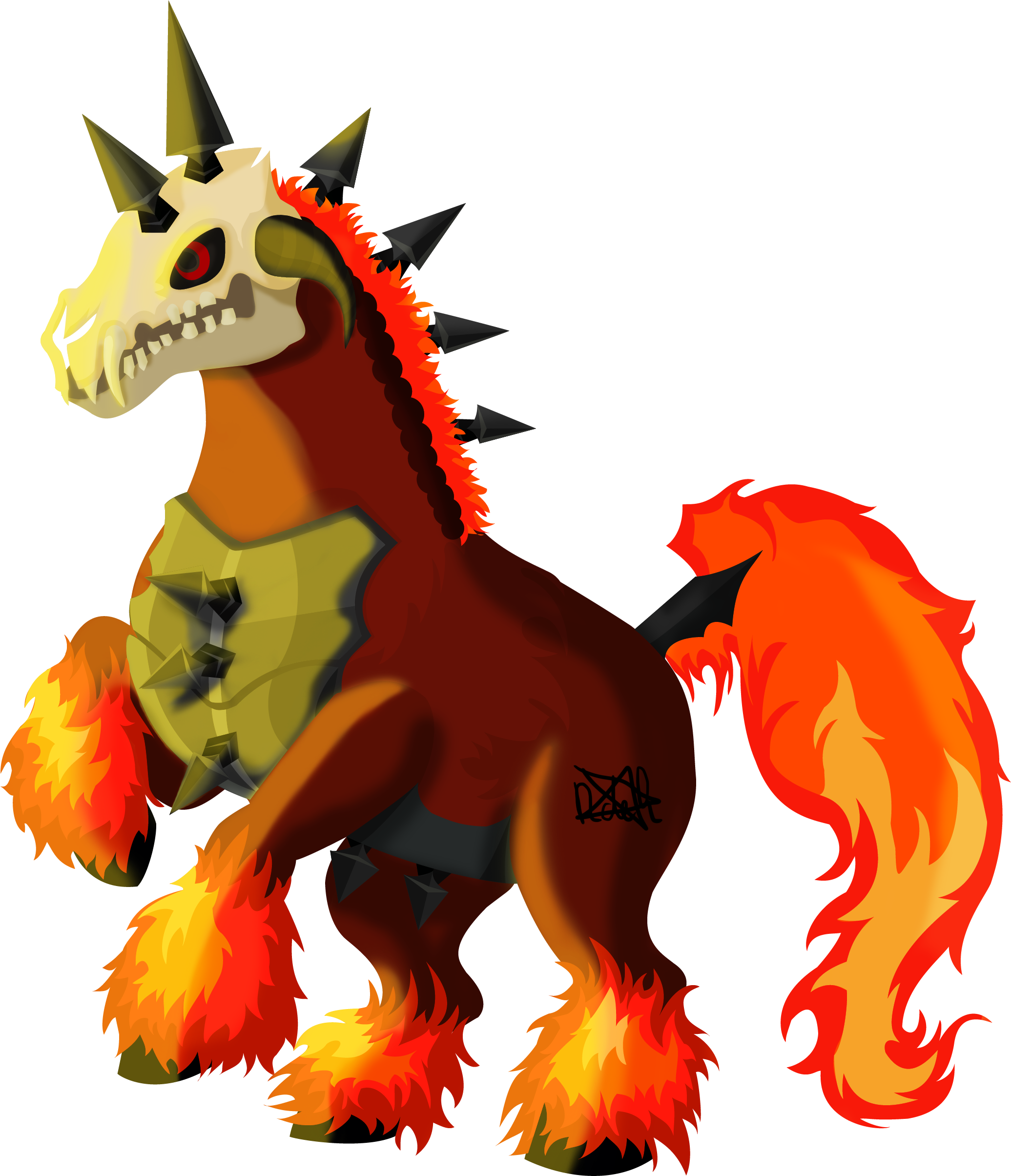 Battle Clipart Battle Horse - Battle Camp Monsters - Png Download (2264x2515), Png Download
