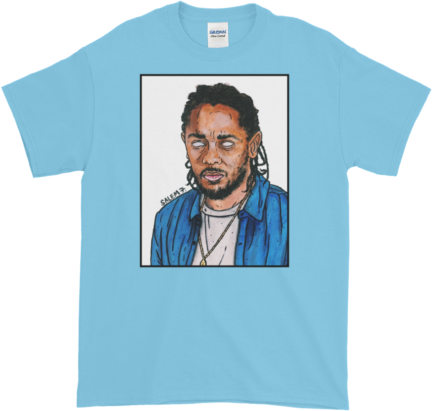 Kendrick Lamar Tee - Active Shirt Clipart (871x828), Png Download