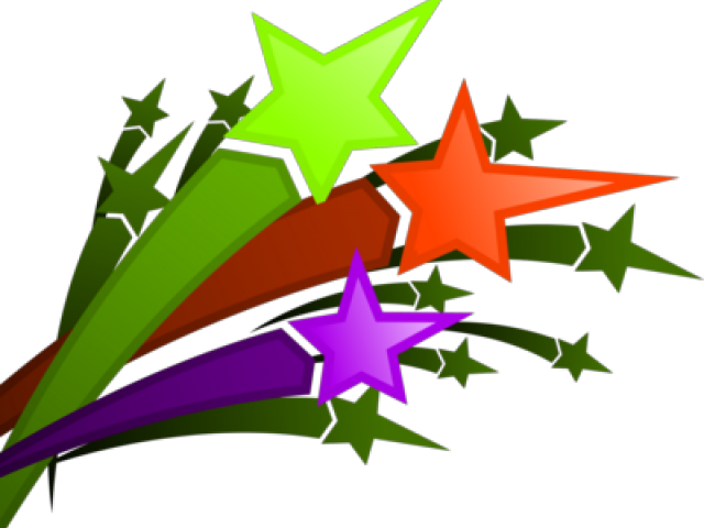 Clipart Of Shooting Stars - Png Download (640x480), Png Download