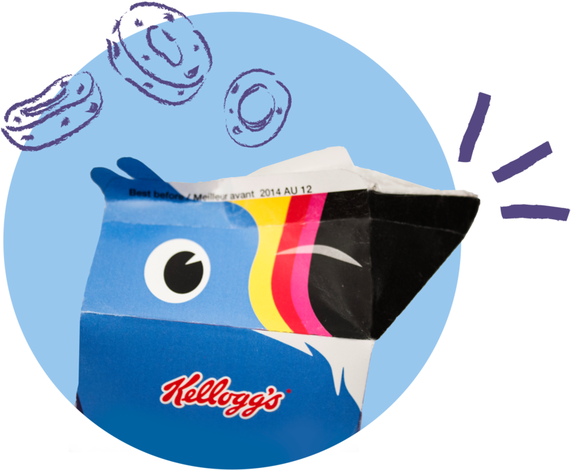 Pouring Friendly The Milk Carton Like Design Opens - Frosted Flakes Clipart (1000x747), Png Download