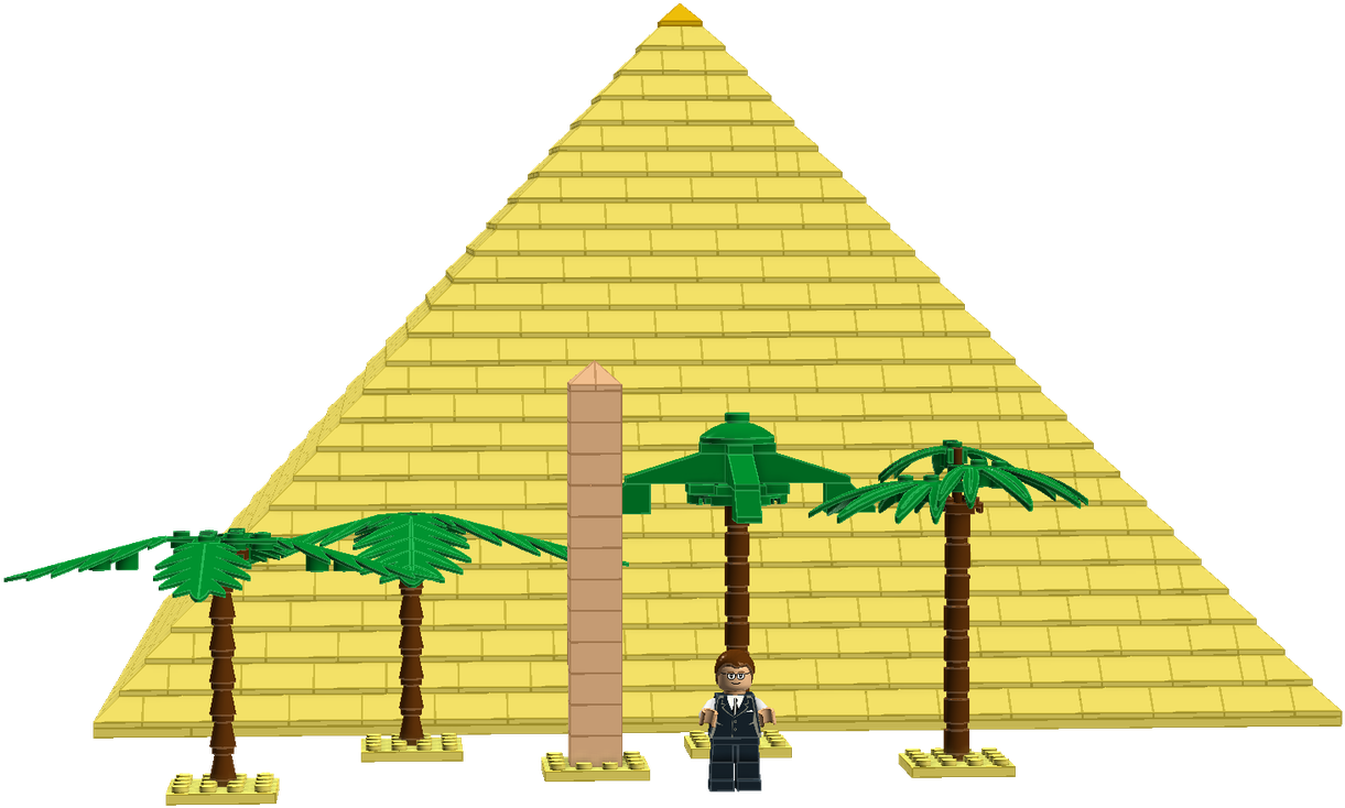 Pyramids Clipart Scene - Pyramid - Png Download (1600x767), Png Download