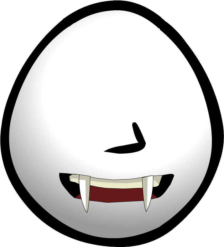 Fang Drawing Vampire Transparent Png Clipart Free Download - Club Penguin Vampire Fangs (761x797), Png Download