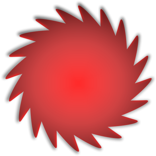 Saw Blade - Round Shape Design Png Clipart (800x800), Png Download