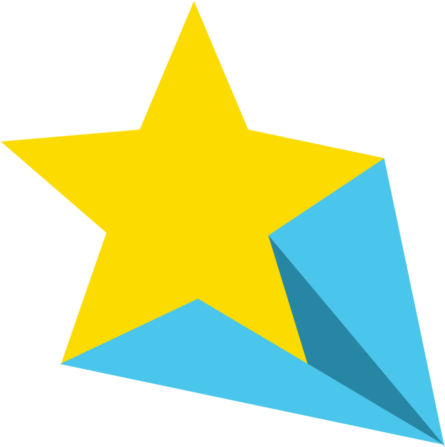 Retro Shooting Stars Clipart - Png Download (880x884), Png Download