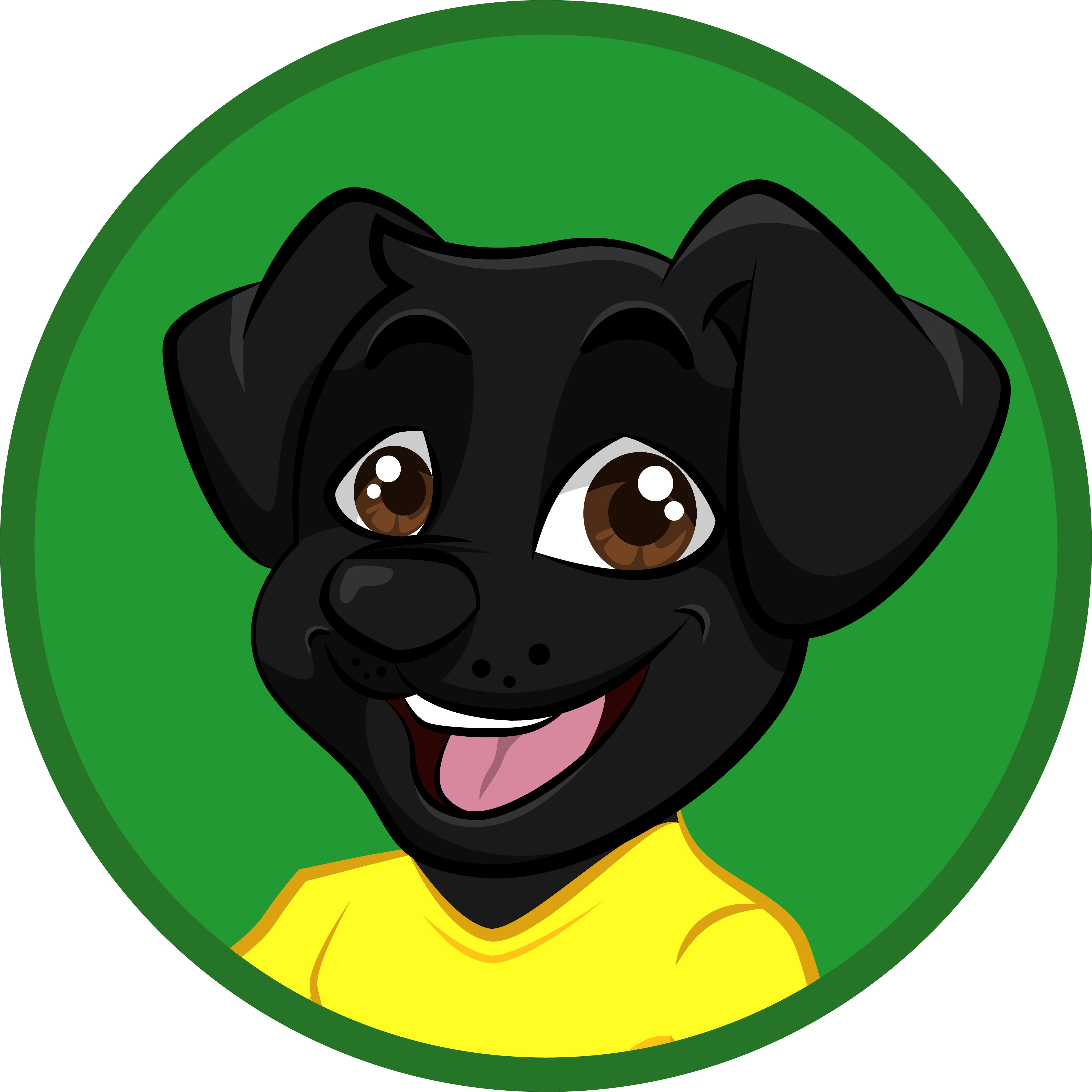 Dog Catches Something Clipart (4099x4099), Png Download