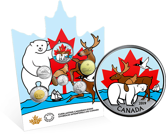 Canada Coin Set 2019 Clipart (570x570), Png Download