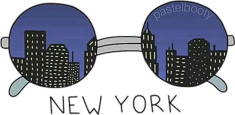 #tumblr #newyorkcity #newyork #love #nyc - New York Tumblr Png Clipart (944x464), Png Download