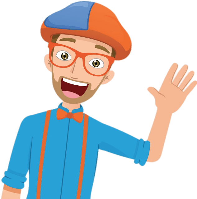 Blippi Waving Clip Arts - Blippi Clipart - Png Download (639x641), Png Download