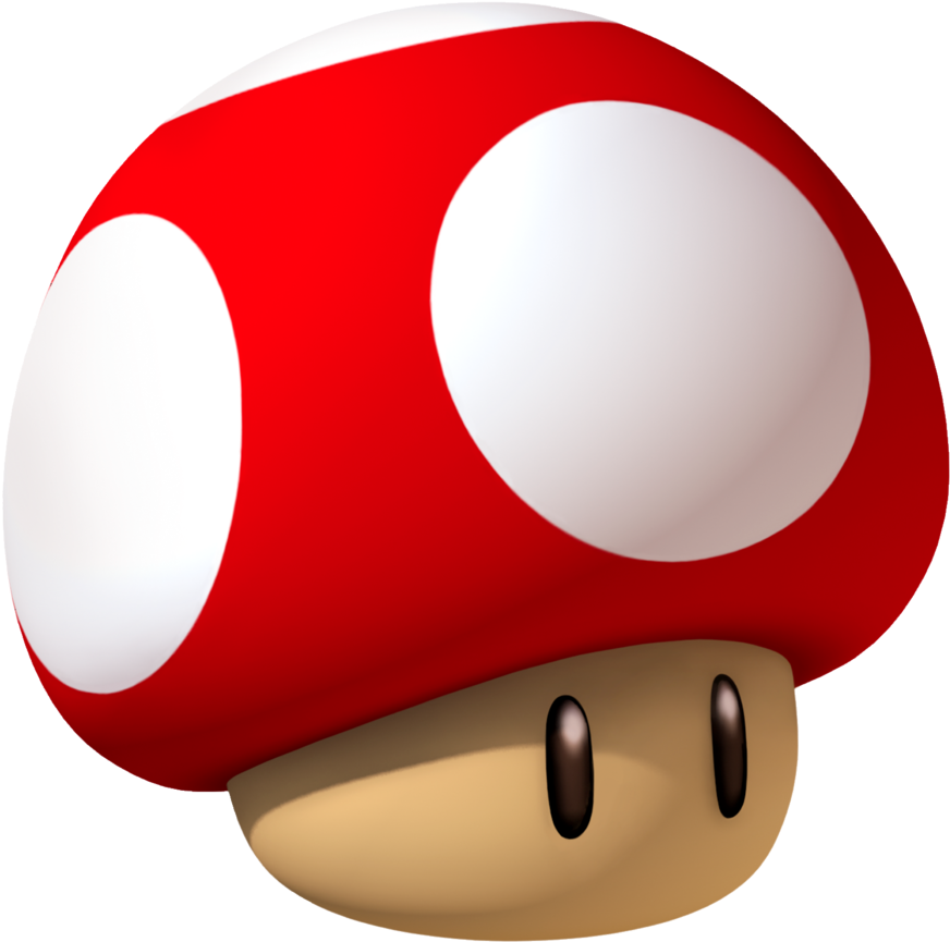Super Mario Mushroom Png Clipart (1024x1024), Png Download