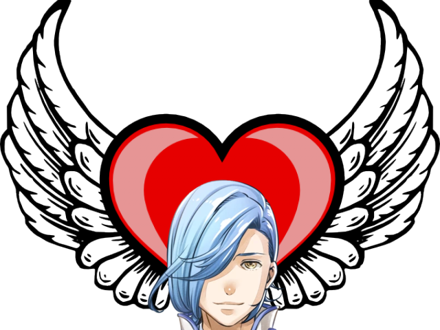 [​img] - Angel Wings With A Heart Clipart (640x480), Png Download