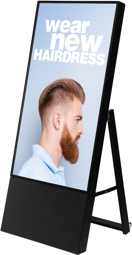 Smart Line Digital A-board - Board Digital Signage Clipart (1000x1000), Png Download