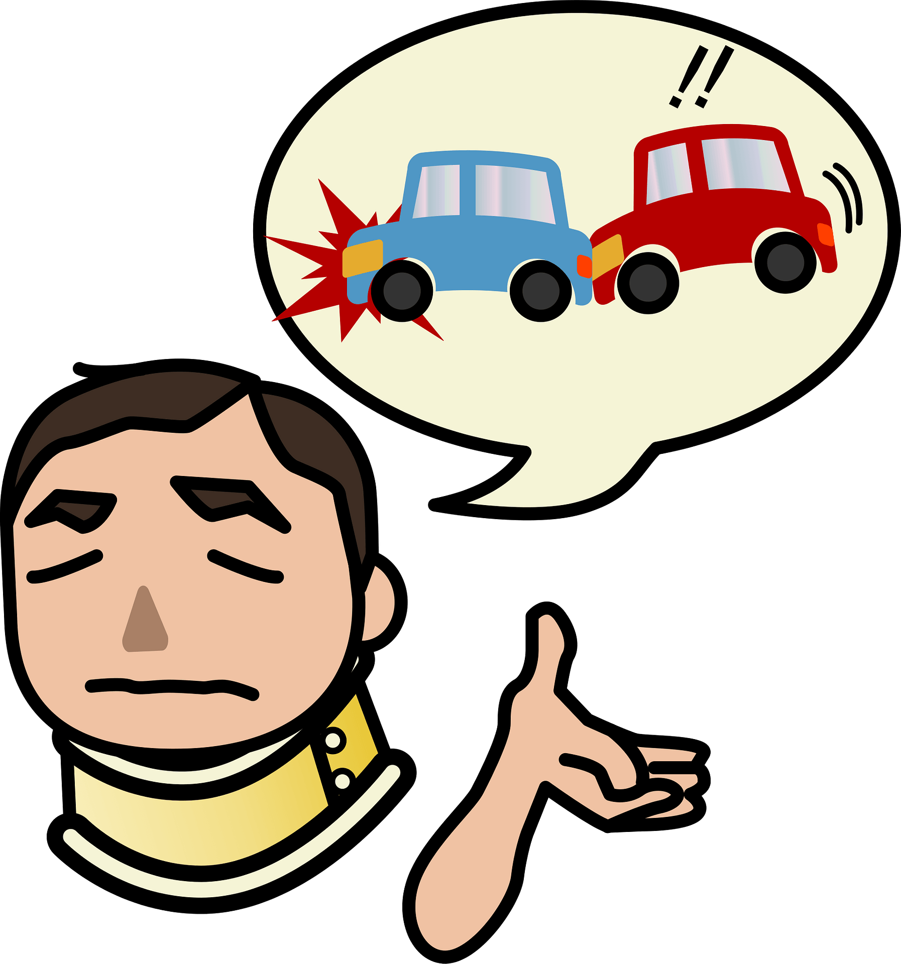 Traffic Collision Clipart (1794x1920), Png Download