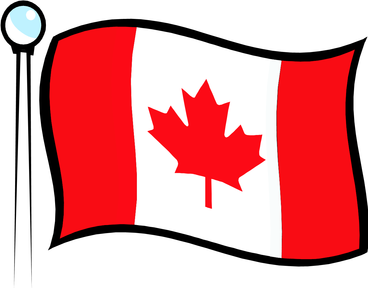 Canada Flag Clipart - Png Download (1242x975), Png Download