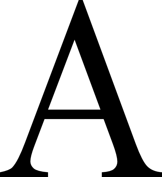 Letter A Png Clipart (546x596), Png Download