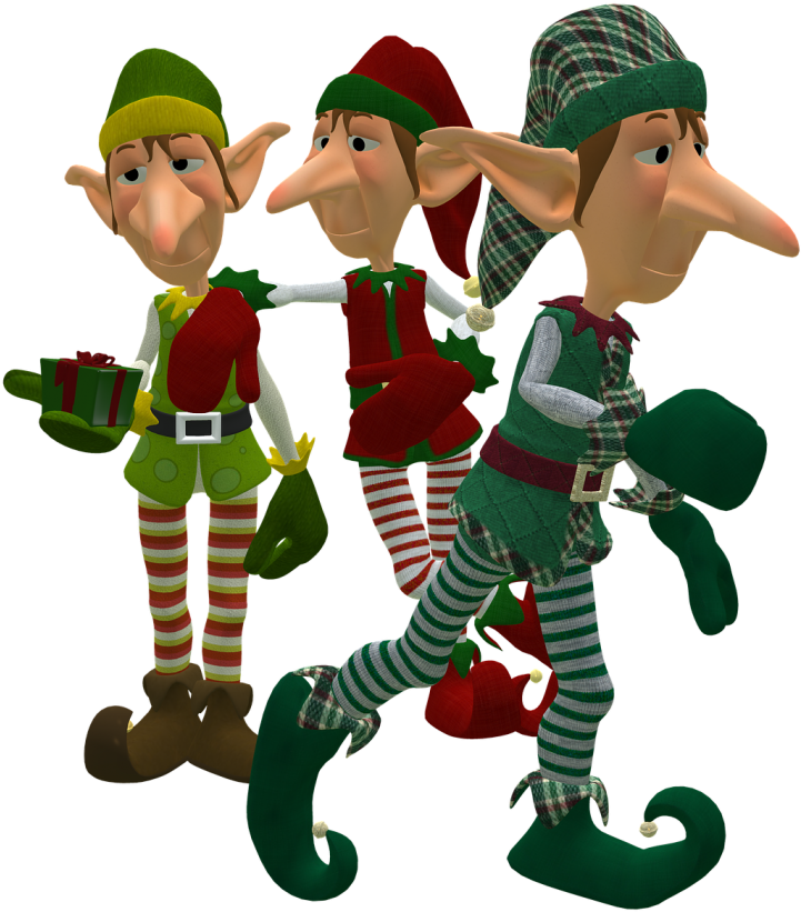 Santa's Elves Png Clipart (720x900), Png Download