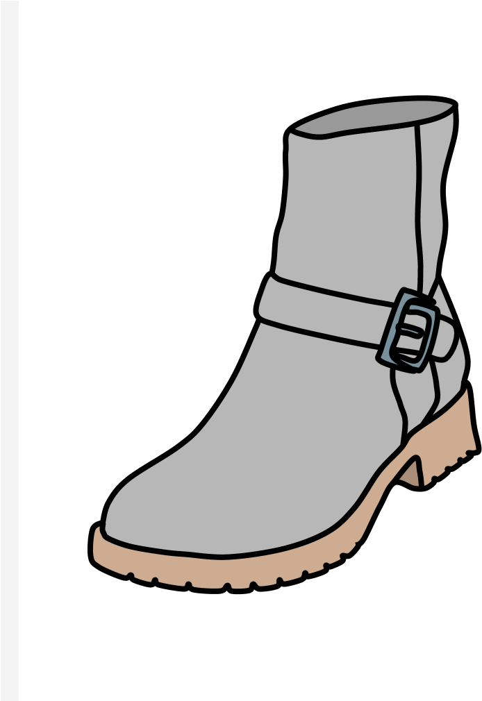 Boots, M - Work Boots Clipart (816x1056), Png Download