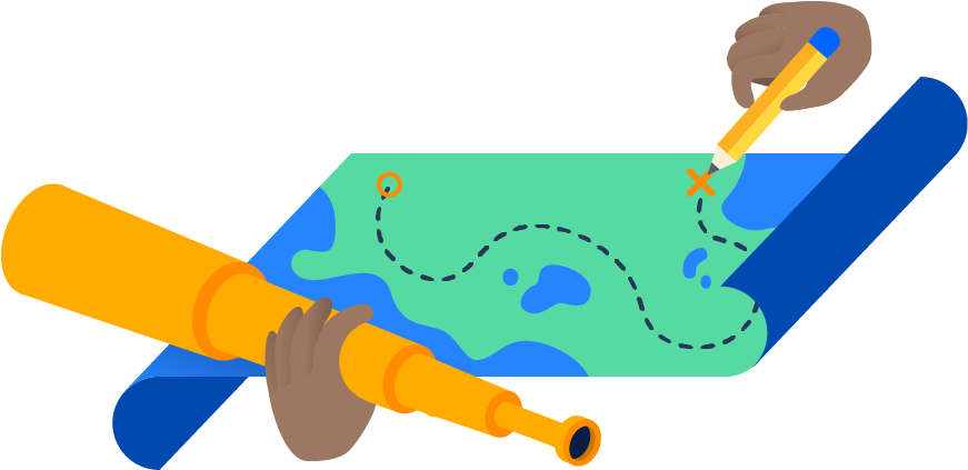 Pathway Clipart Career Growth - Career Growth Clipart - Png Download (871x423), Png Download