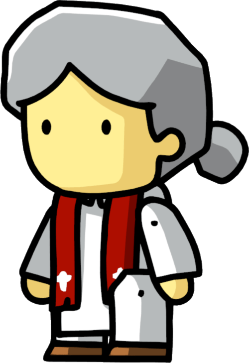 Scribblenauts Female Pastor Clip Arts - Scribblenauts Priest - Png Download (500x729), Png Download