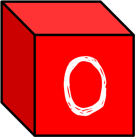 Number Block, Zero, 0, Red - Circle Clipart (816x1056), Png Download