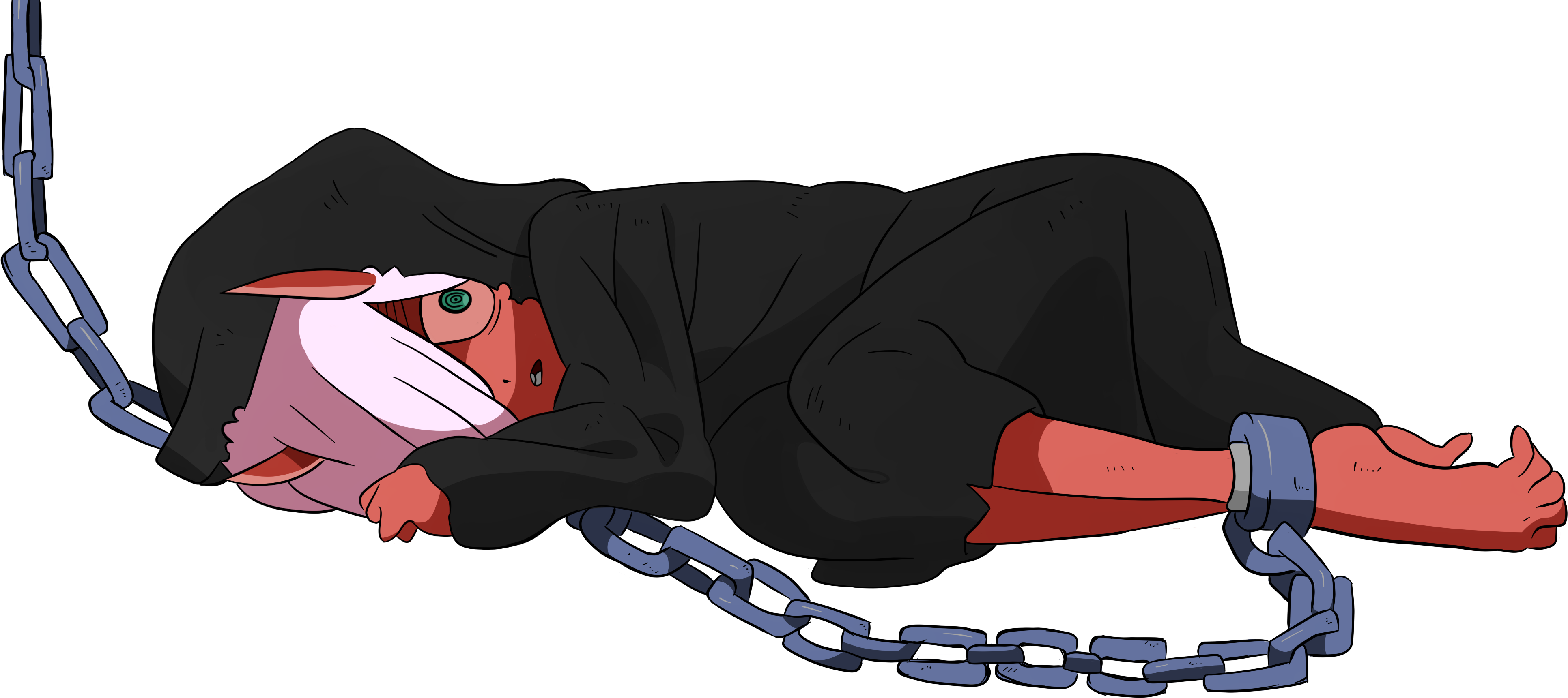 Zero Transparent Oni - Young Zero Two Png Clipart (4111x1855), Png Download