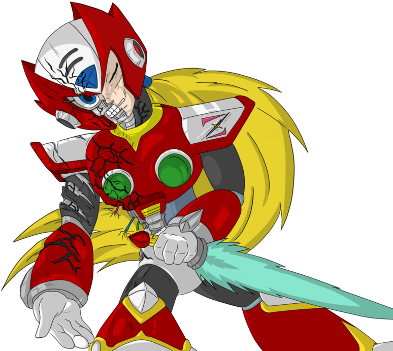 Transparent Fury Clipart - Mega Man X 1 Zero - Png Download (774x691), Png Download