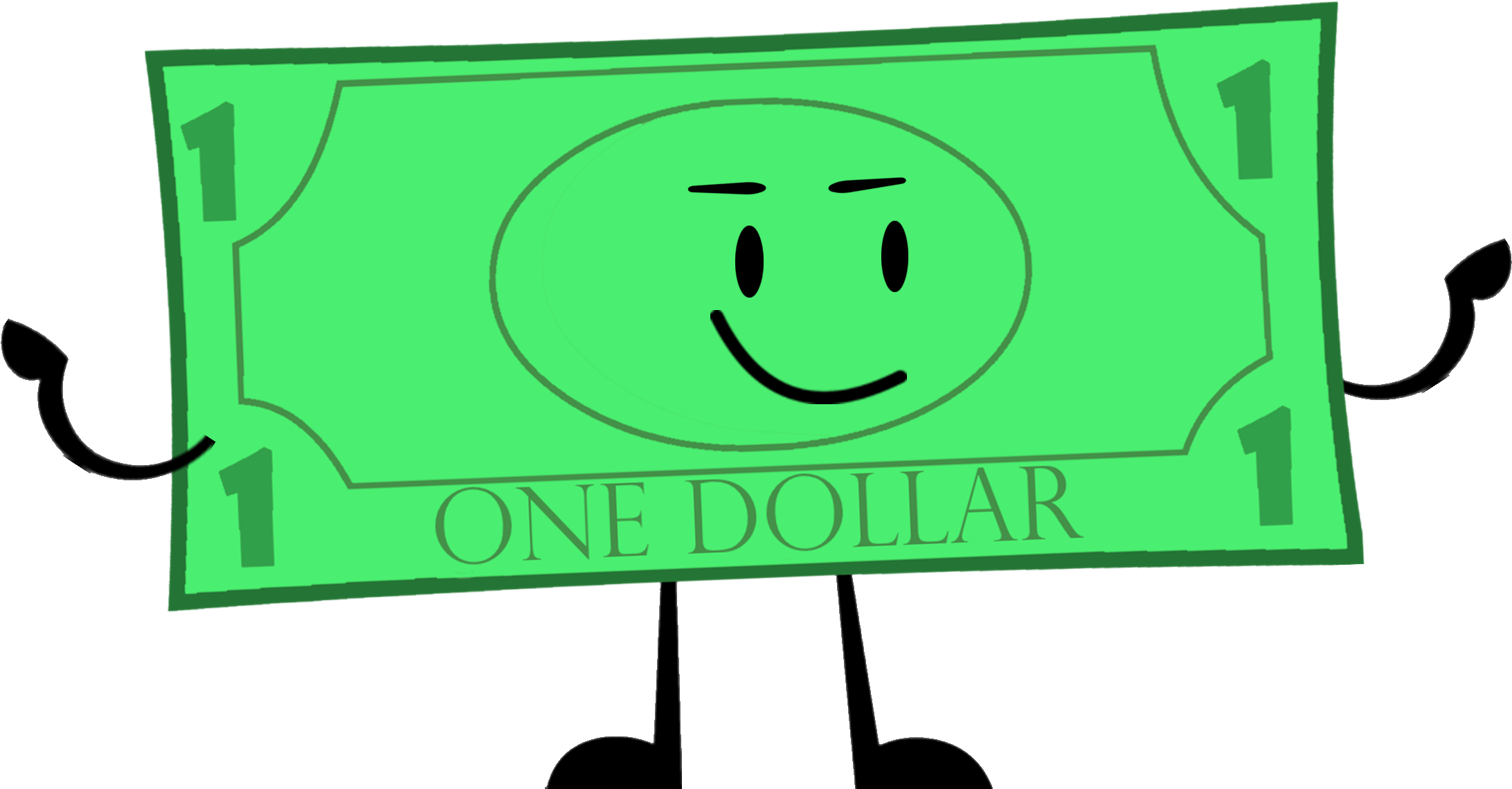 Oi - Object Invasion Dollar Clipart (2296x1175), Png Download