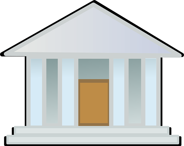 Vector Roof Greek Building - Commercial Bank Images Download Clipart (640x507), Png Download