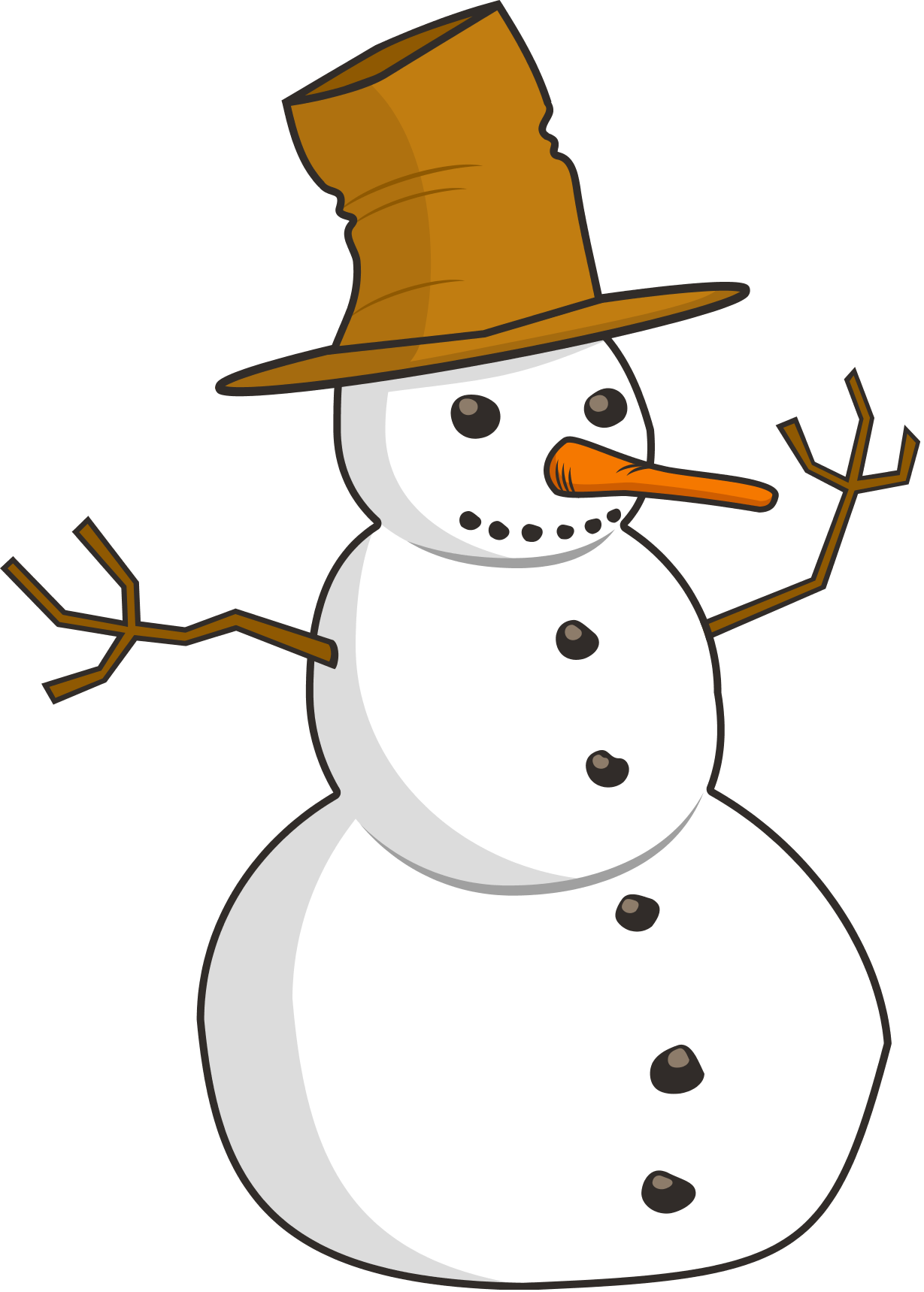 Winter Clipart Png Transparent Png (1229x1719), Png Download