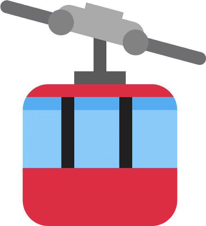 Aerial Tramway Emoji Clipart - Aerial Tramway Emoji - Png Download (800x800), Png Download