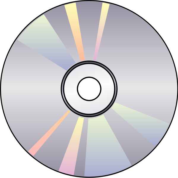 Compact Disk Png Clip Arts - Cd Clipart Transparent Png (600x600), Png Download