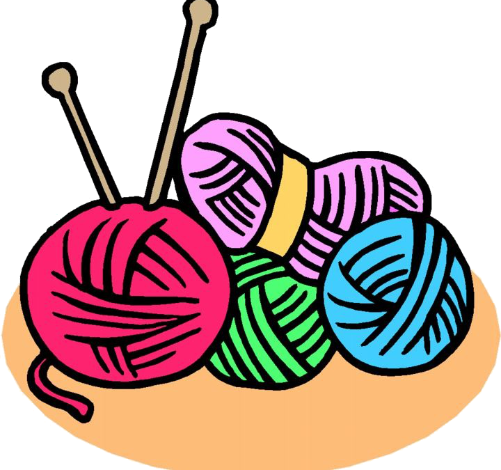 Sewing Or Knitting To Keep Jefferson County Warm- Sept - Knitting Clipart - Png Download (720x675), Png Download