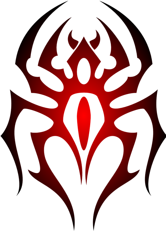 Tribal Spider Clipart (1024x1024), Png Download
